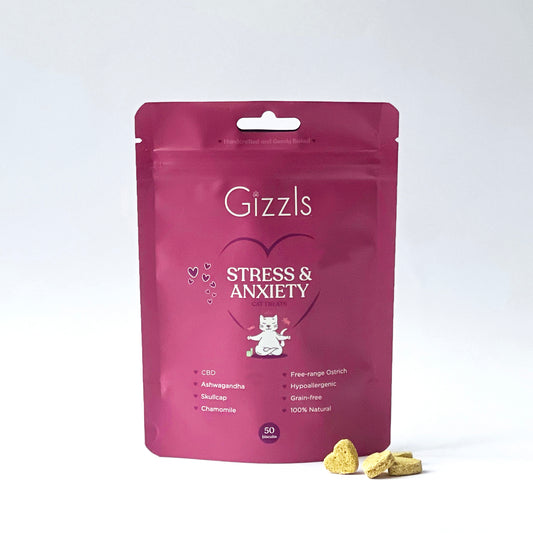 Gizzls Cat Treats for Stress and Anxiety